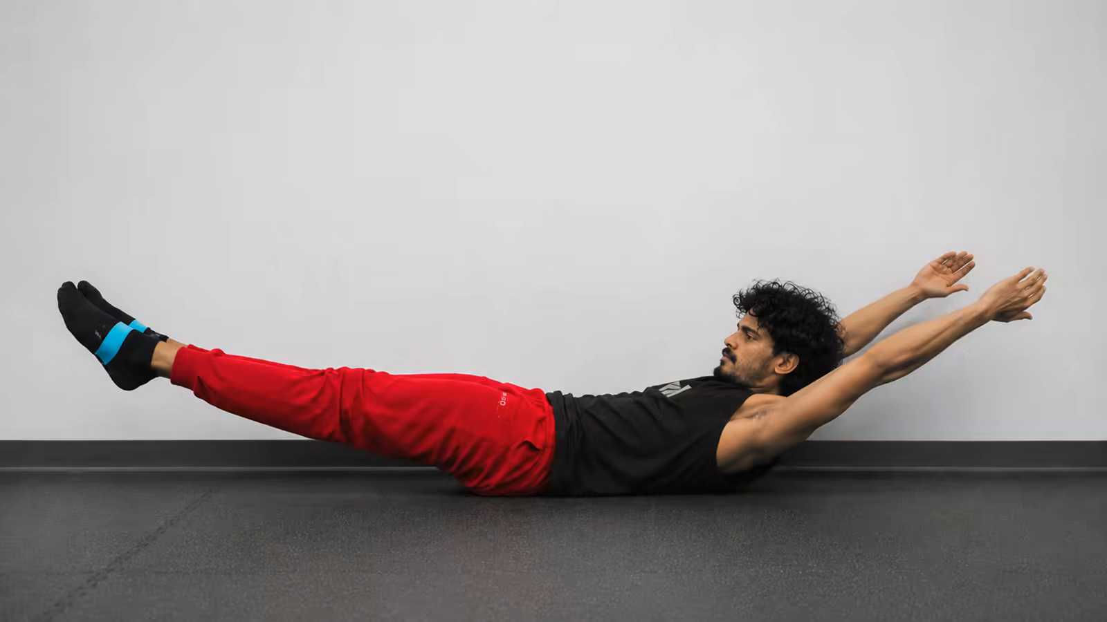 The hollow body hold. Master this on the ground and your handstand work transforms.