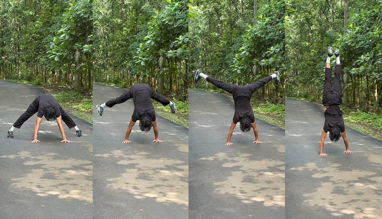 The handstand journey is a sequence, not a single moment of breakthrough.